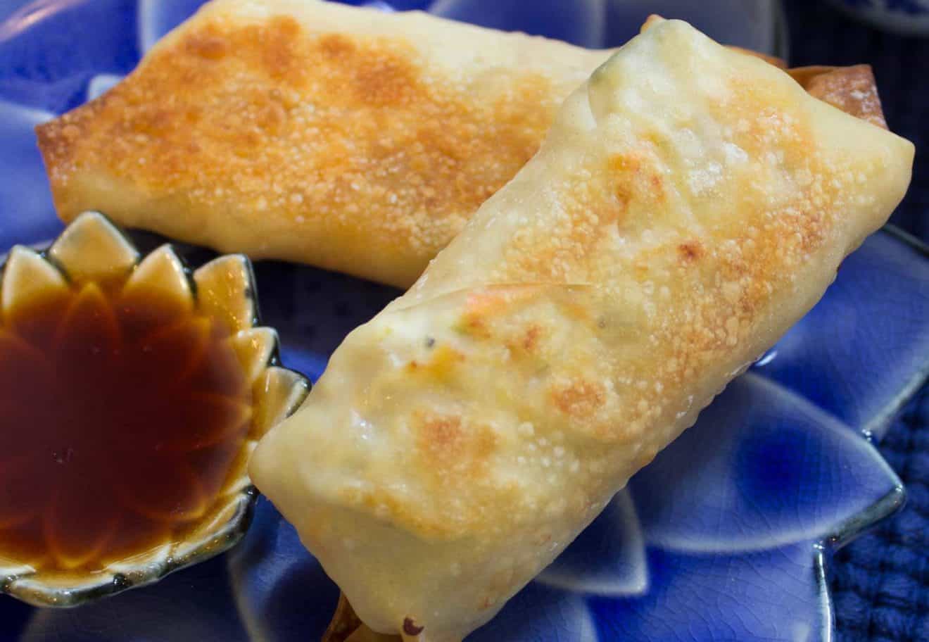 Air Fryer Chicken Tapenade Egg Rolls Gourmet Done Skinny