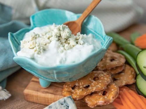 skinnytaste blue cheese dressing Skinny Delicious Blue Cheese Dressing and Dip