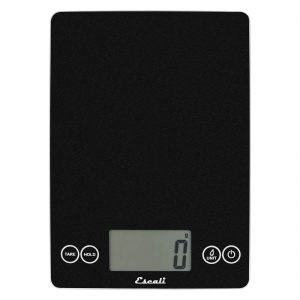 picture of a black food scale