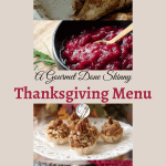 turkey, cranberries, pumpkin pies and cranberries