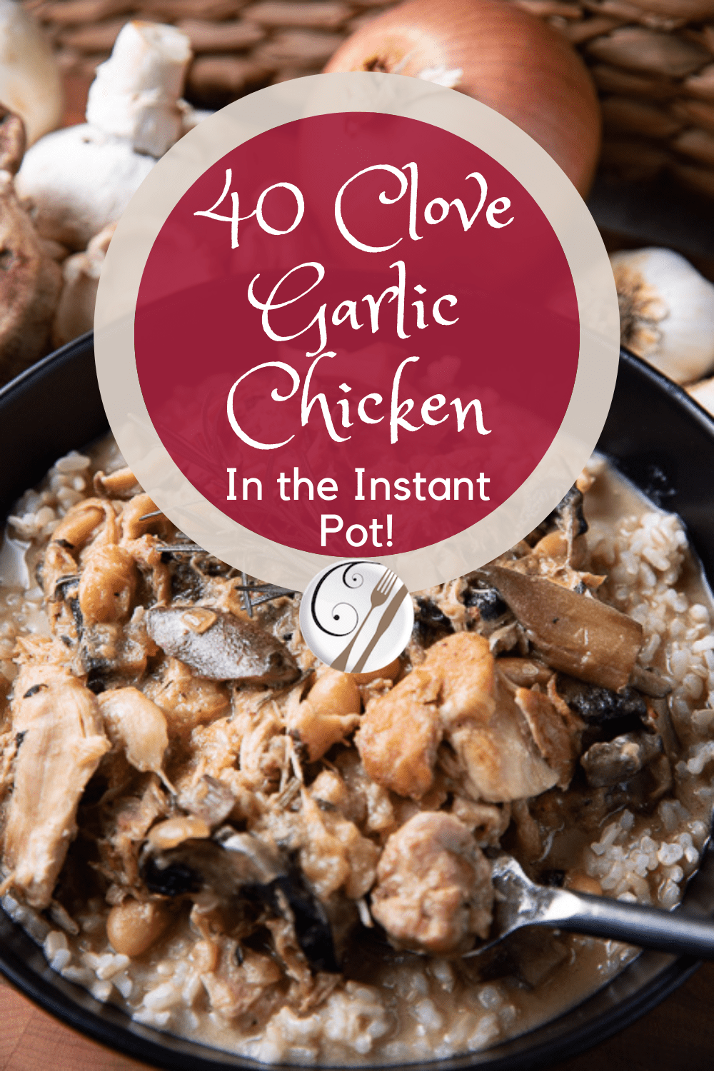 Creamy Instant Pot Clove Garlic Chicken