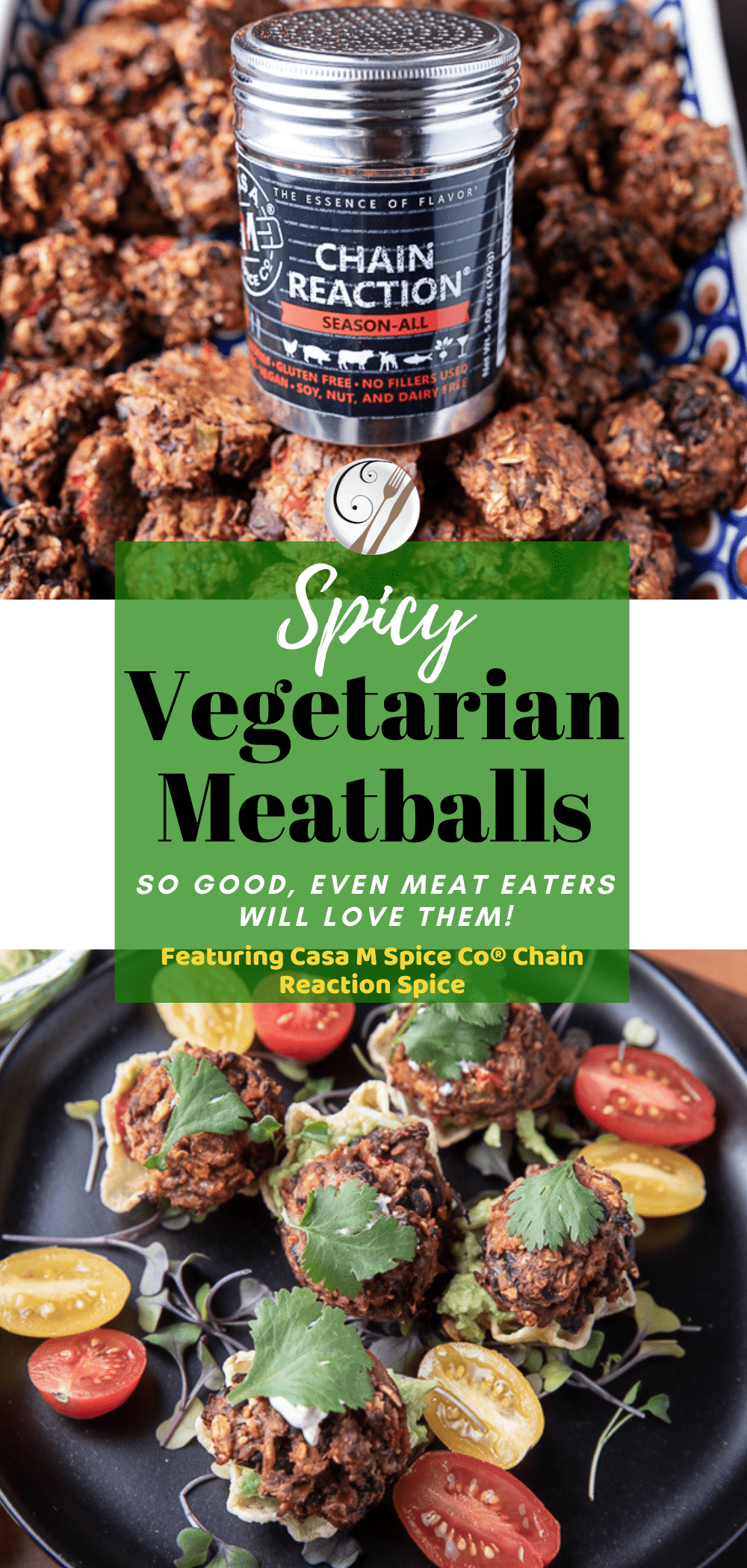 Easy Spicy Vegetarian Meatballs