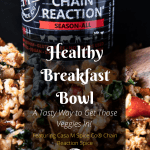 breakfast bowl with veggies and Casa M spice