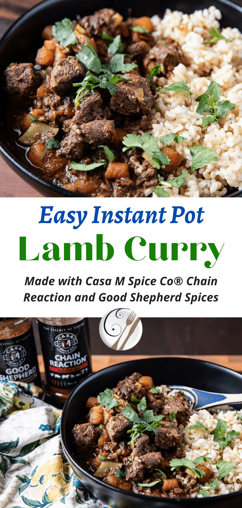 Instant Pot Lamb Curry Gourmet Done Skinny