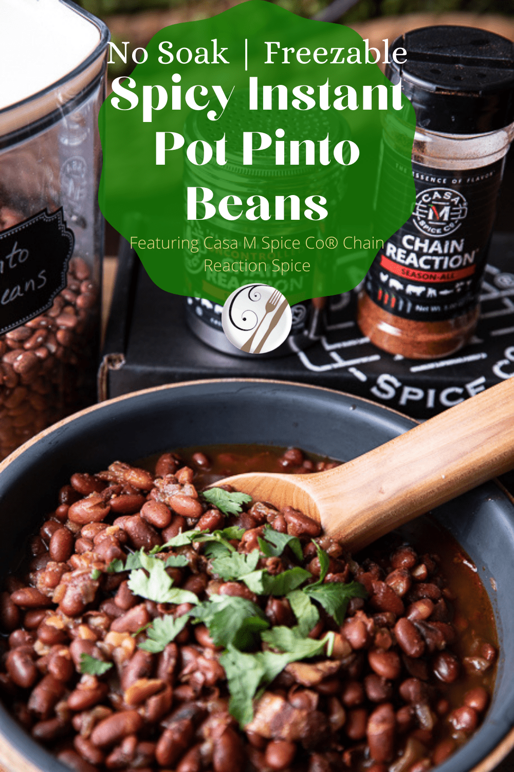 Spicy Instant Pot Pinto Beans no soak