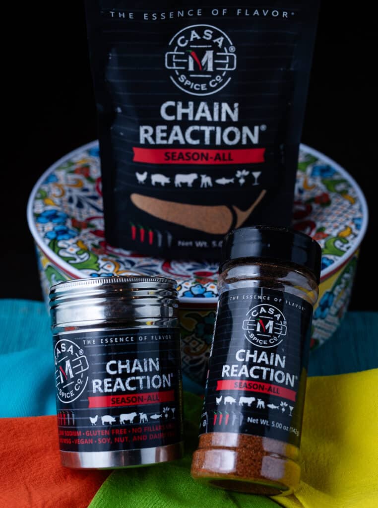Chain Reaction package, bottle, can