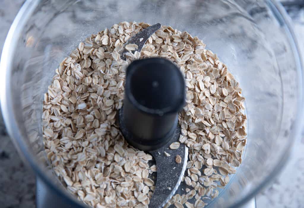 oatmeal in a food processor